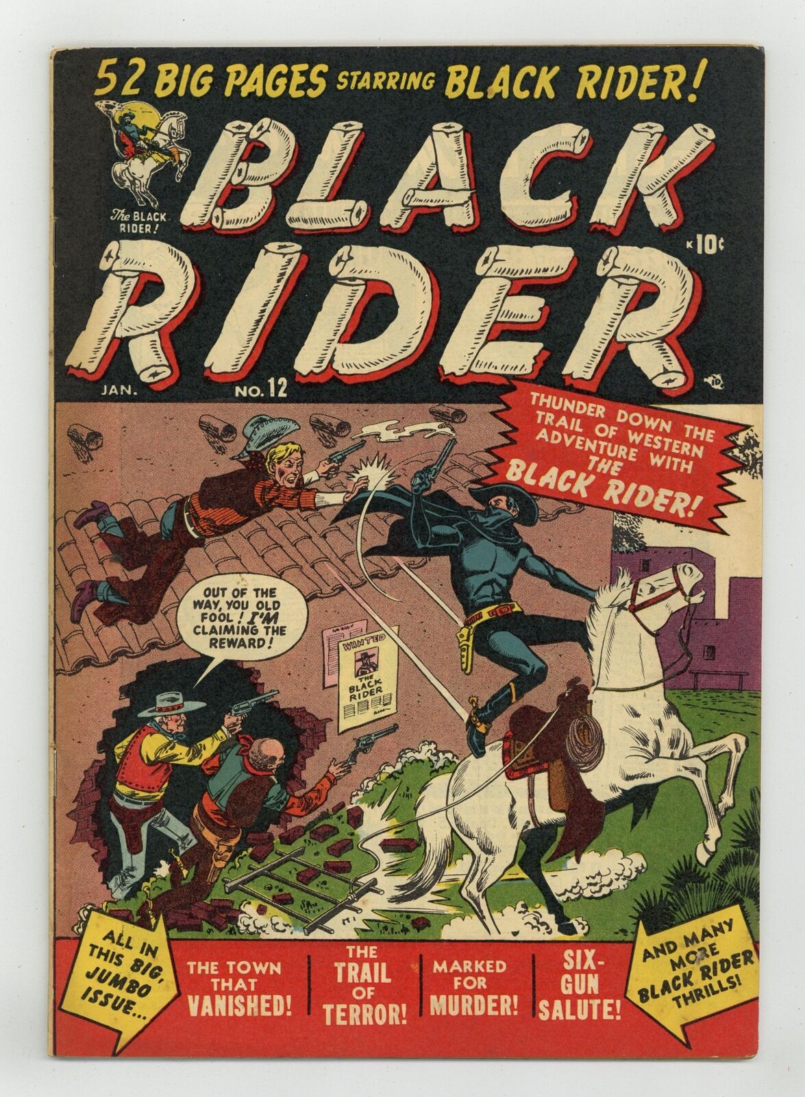 Black Rider #12 VG+ 4.5 1951