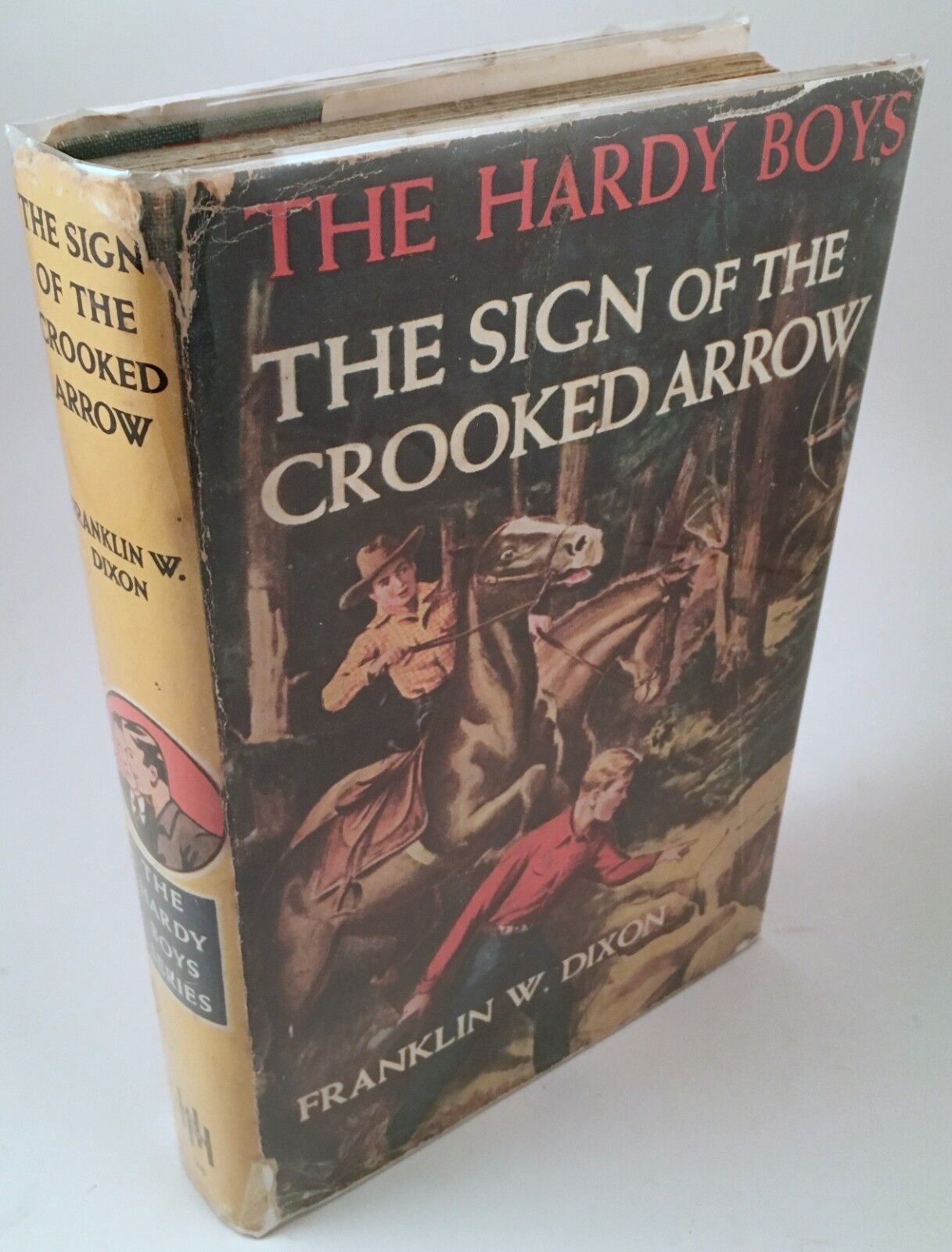 Hardy Boys : Sign of the Crooked Arrow 1951 Hills FIRST ENGLISH EDITION w/Jacket