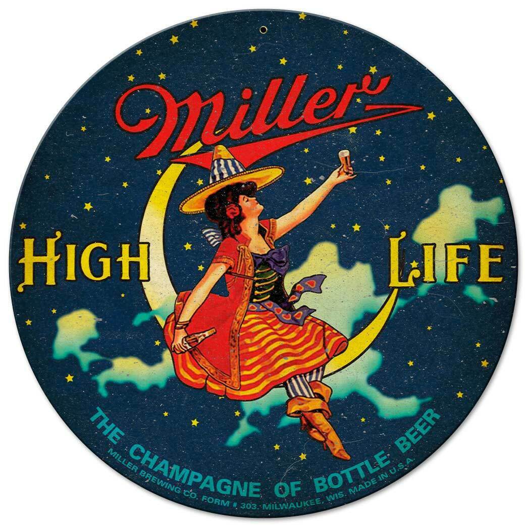 MILLER HIGH LIFE BEER WITCH 14\