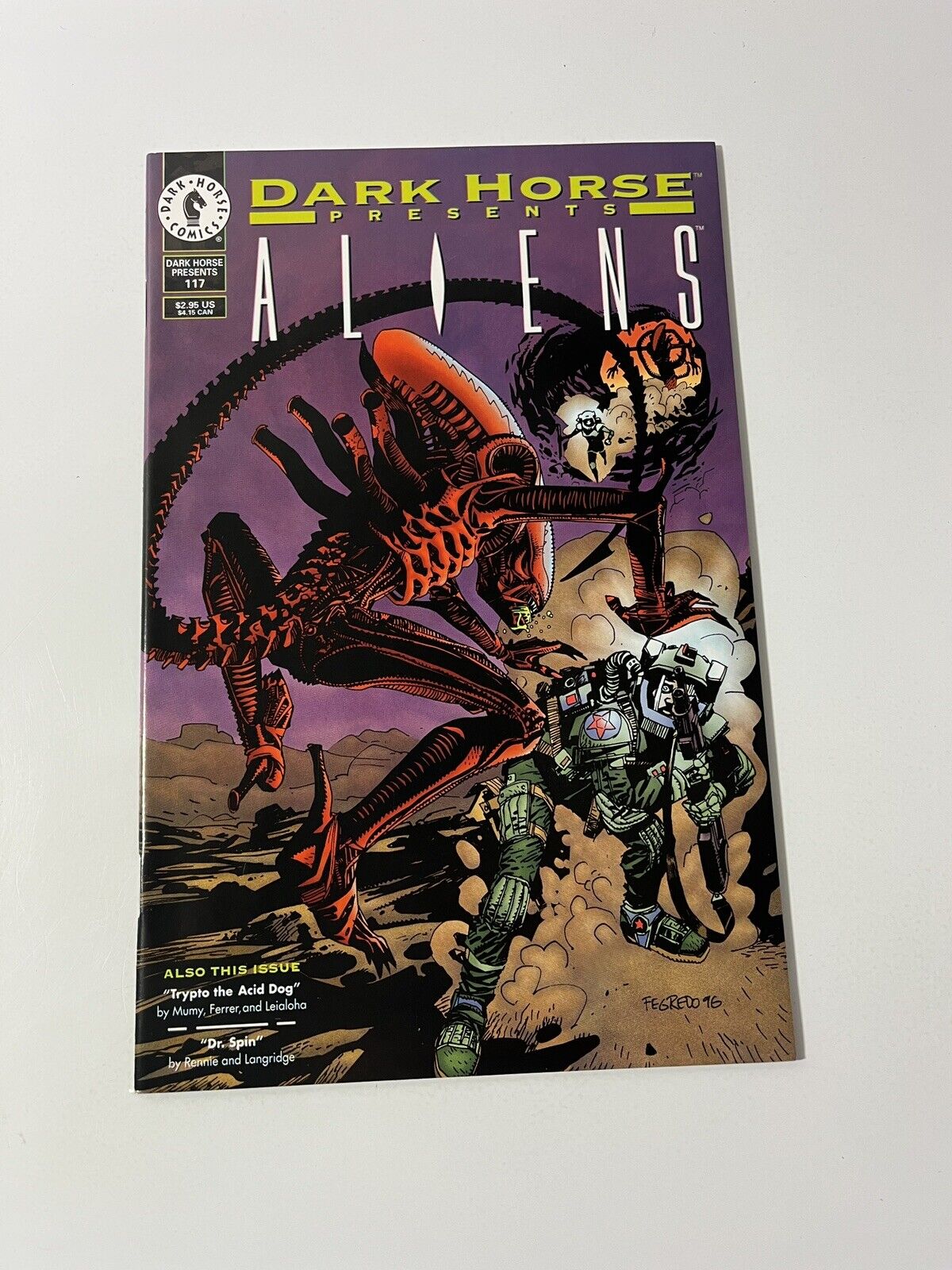 Dark Horse Presents #117 Alien Cover 1997 Xenomorph Acid Dog High Grade