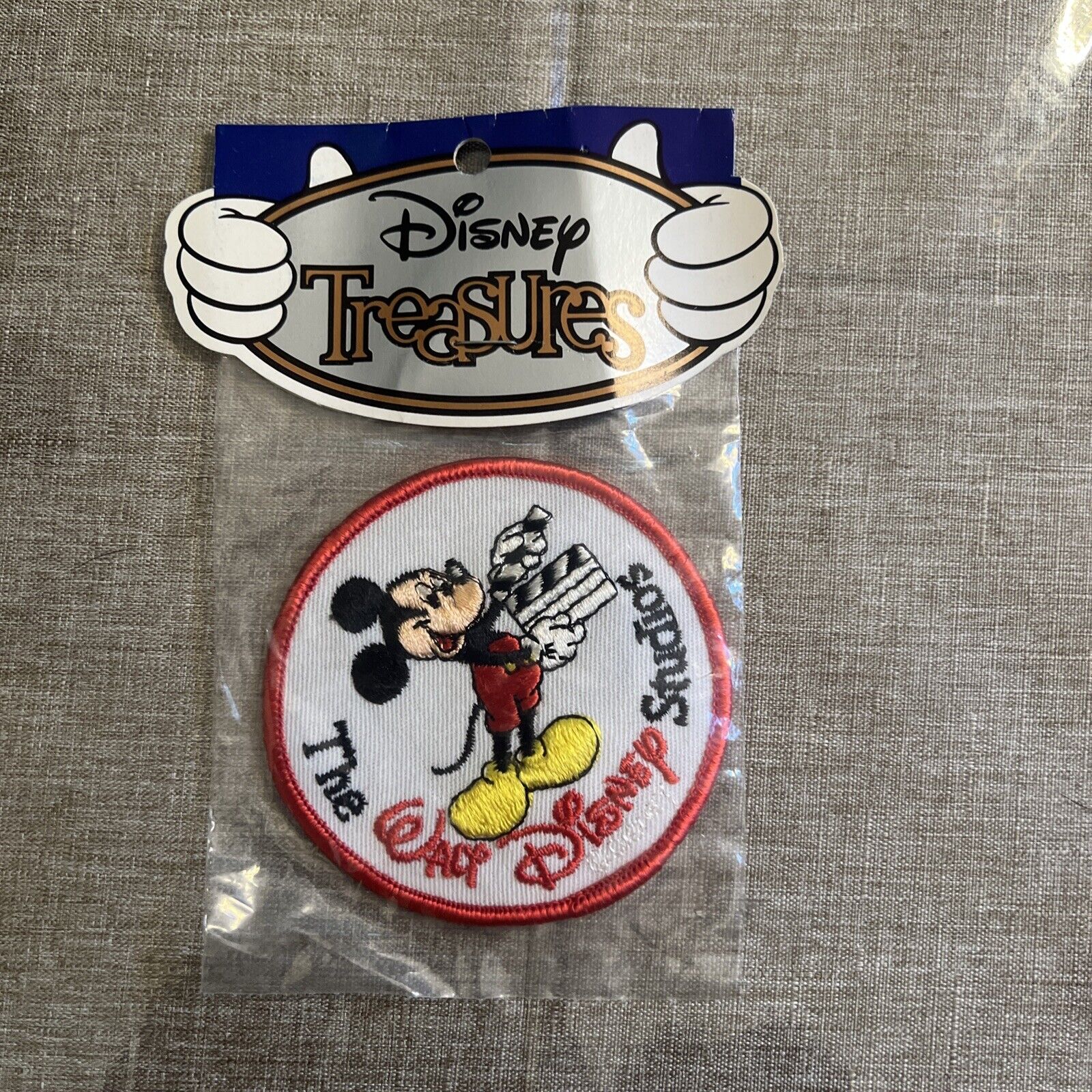 Vintage Disney Treasures The Walt Disney Sudios Mickey Mouse Patch 