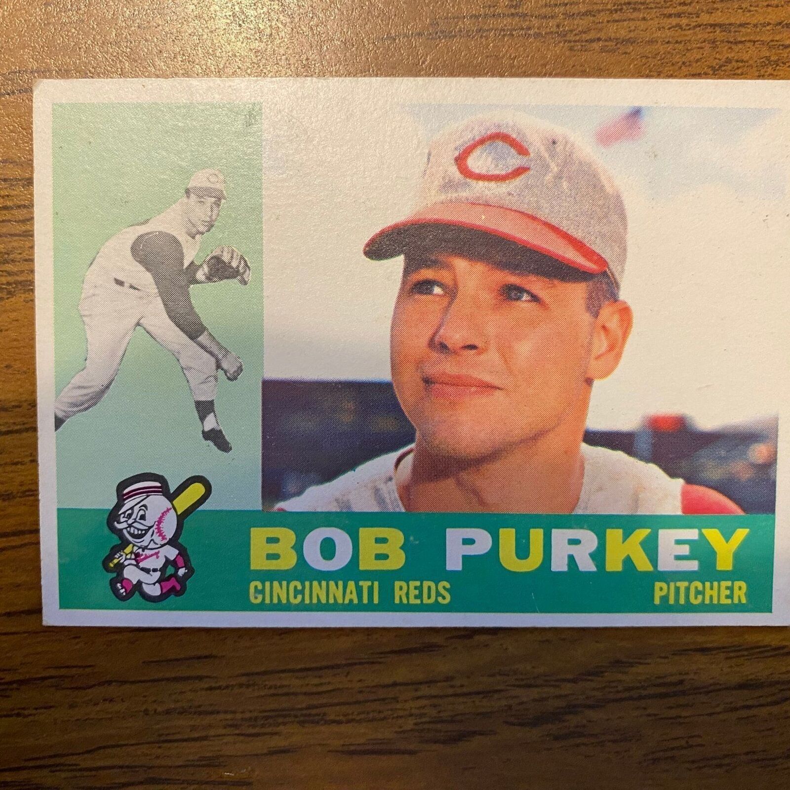 1960 Topps Baseball #4 Bob Purkey, Cincinnati Reds
