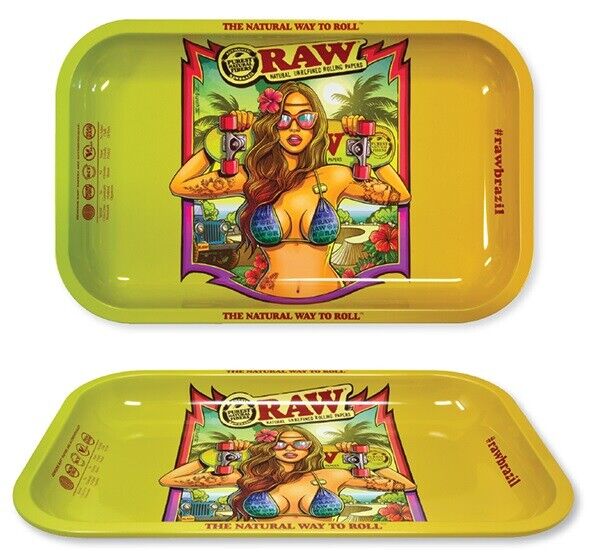 RAW Rolling Papers BRAZIL 2nd Edition Tray 11x7 NEW 2020 Edition - RAWthentic