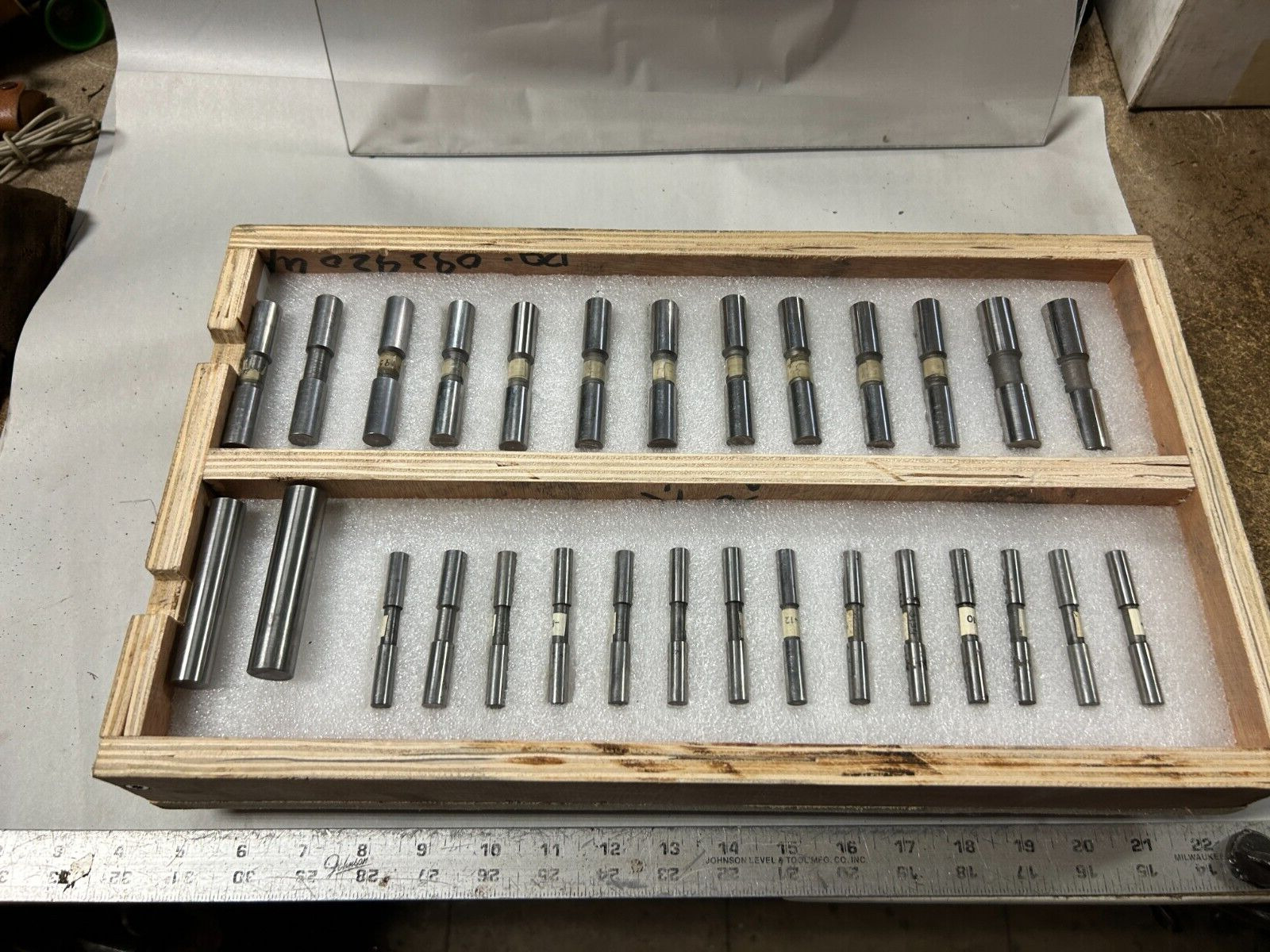 MACHINIST AucStd  LATHE MILL Box of  Pin Gages  C