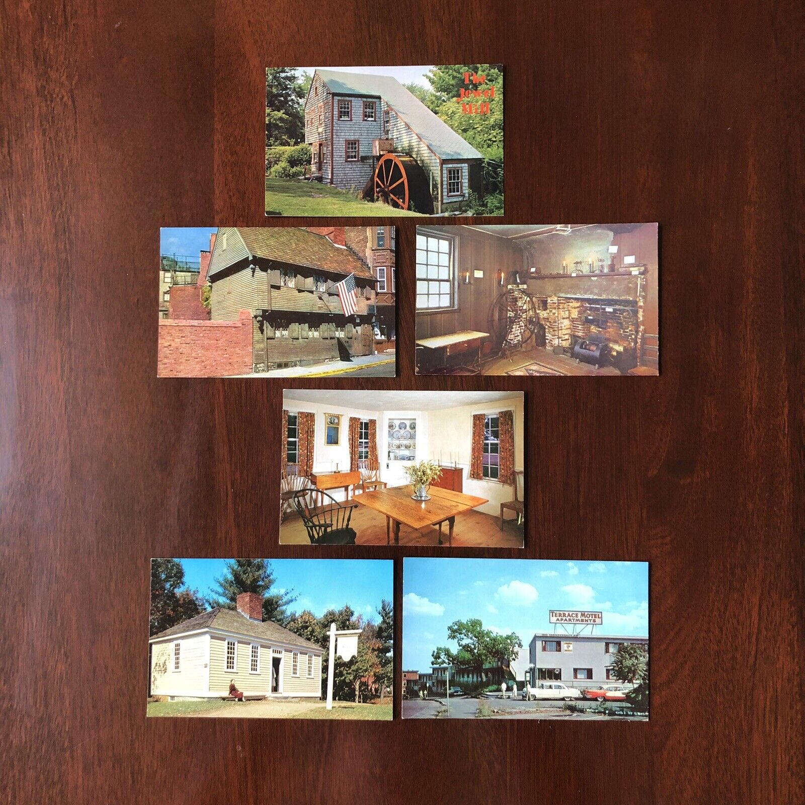 VTG Estate Massachusetts Landmarks Postcards Set of 5 Paul Revere House