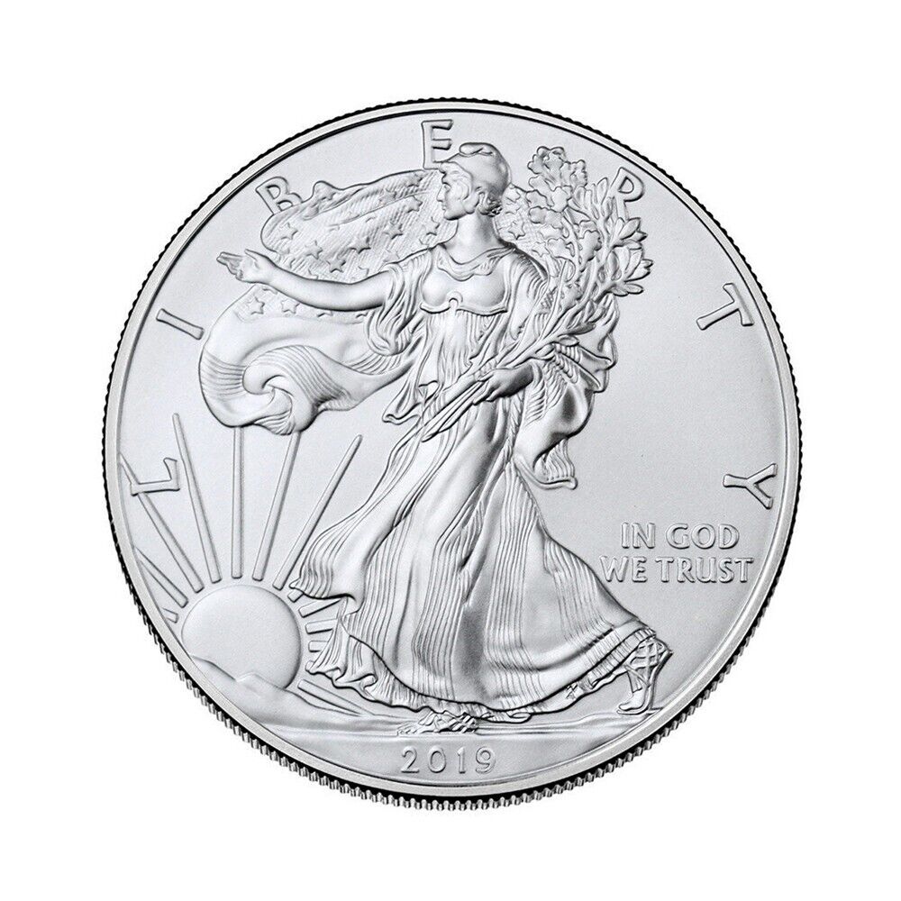1 Count 2019 American Silver Eagle (Walking Liberty) Bullion Coins 1 oz silver