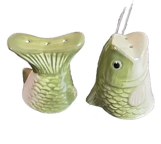 Vintage Fish Salt and Pepper Shakers 