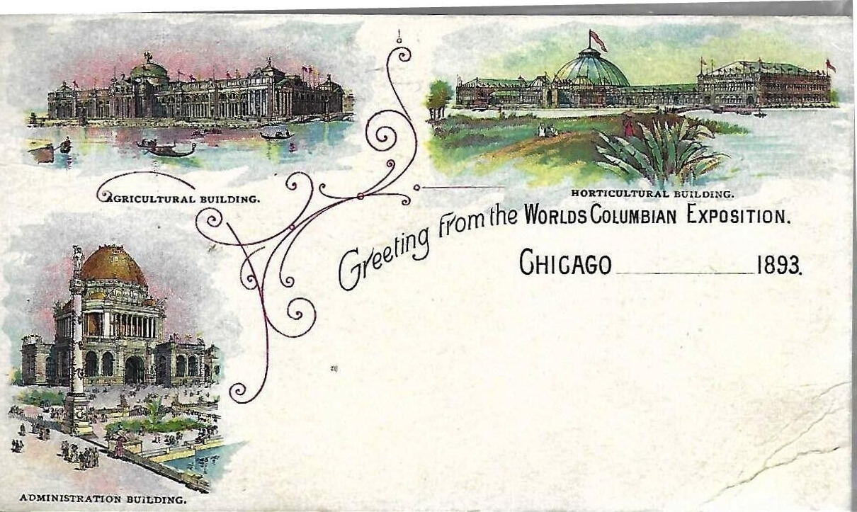 Columbian Exposition RARE Postal Card