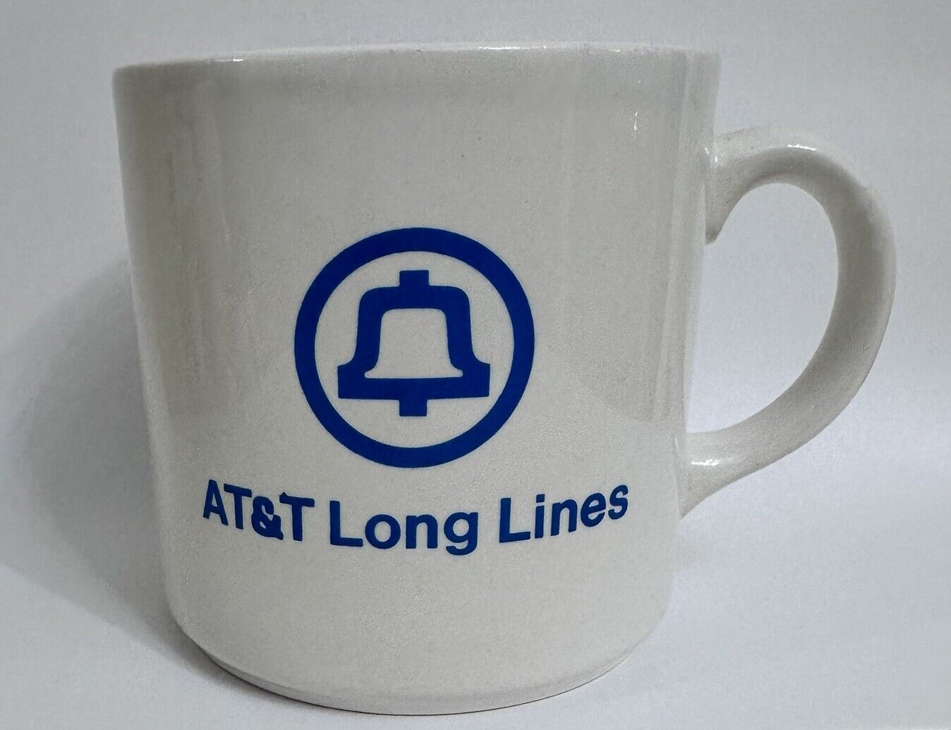 Vintage AT&T Long Lines Bell Telephone Logo Coffee Mug Cup By Grindley England