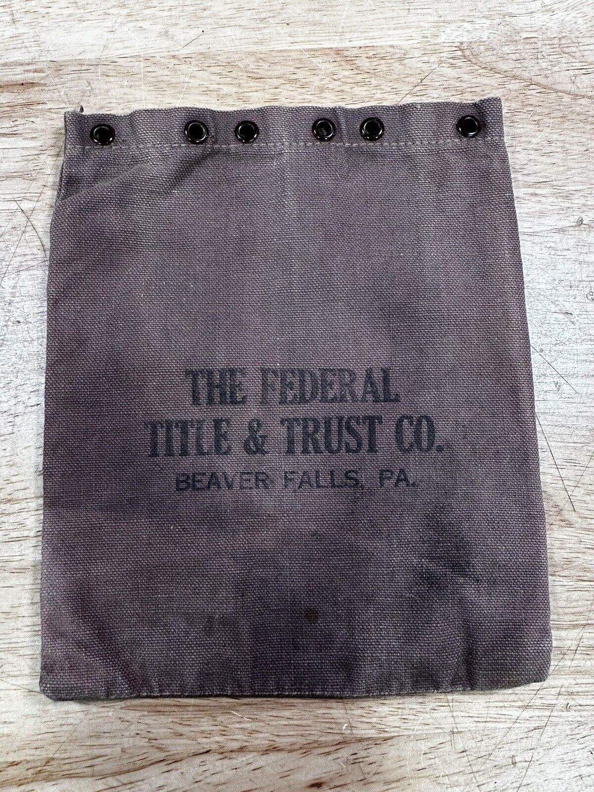 Vintage Federal Title & Trust Co. “Beaver Falls, PA” 