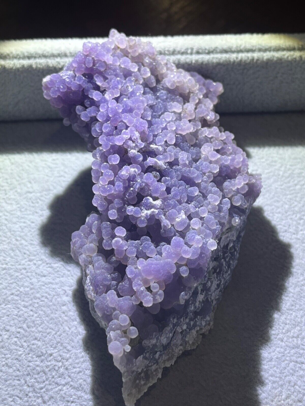 Grape Agate Natural Crystal 152 gram Cluster Botryoidal.. origin : Indonesian