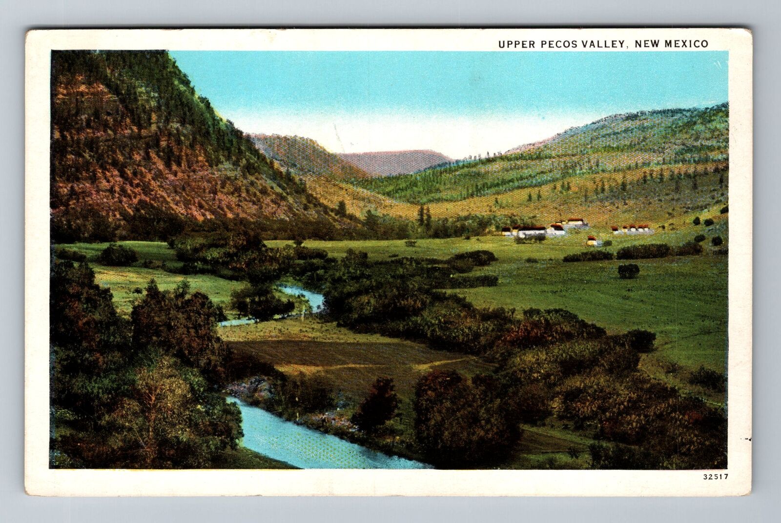 NM-New Mexico, Upper Pecos Valley, Vintage Postcard