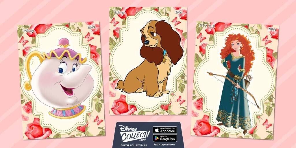 Topps Disney Collect Digital Mother’s Day 2024 Rare/Uncommon sets 36 Cards