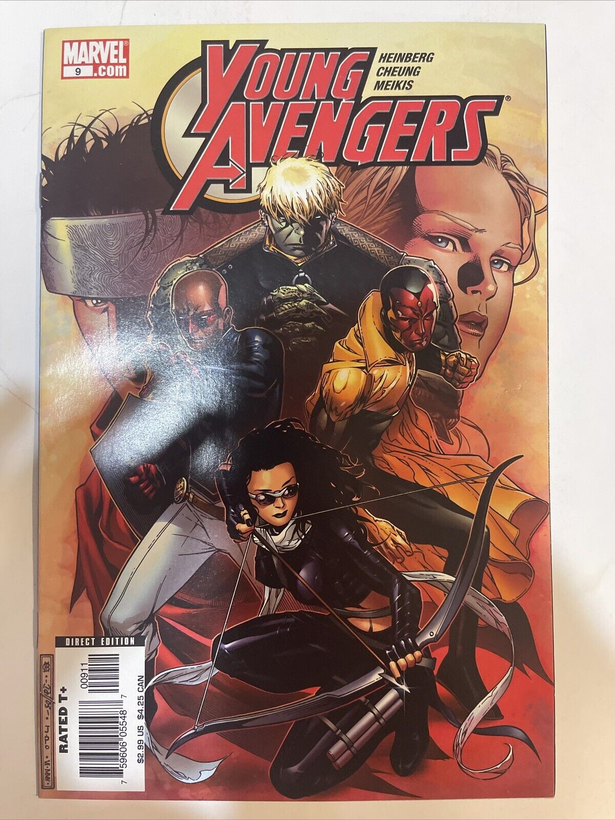 Young Avengers # 9 - 1st Kate Bishop as Hawkeye cover NM/VF Marvel 2005 Hot Key