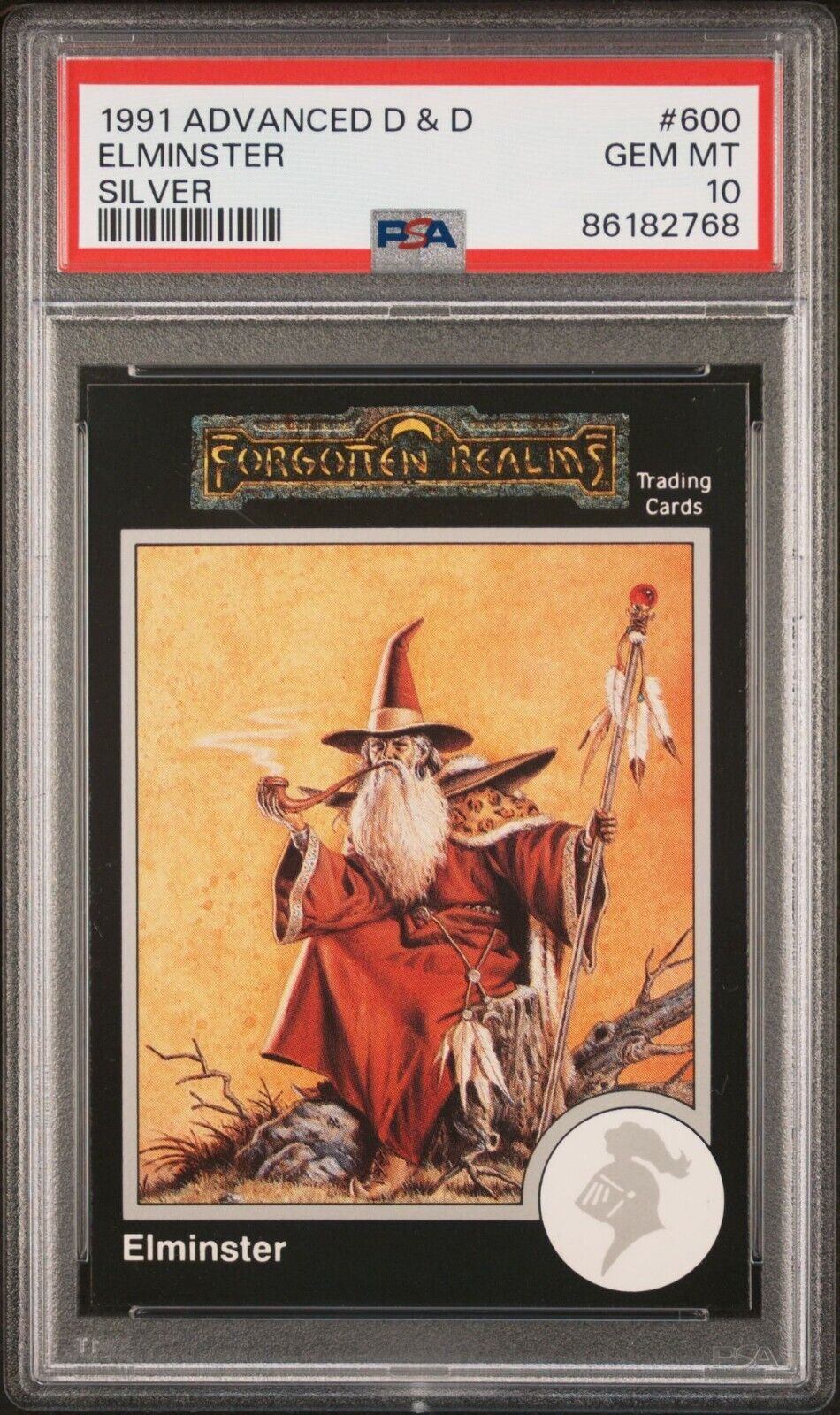 1991 Advanced Dungeons & Dragons Trading Cards Silver - Elminster - PSA 10 GEM