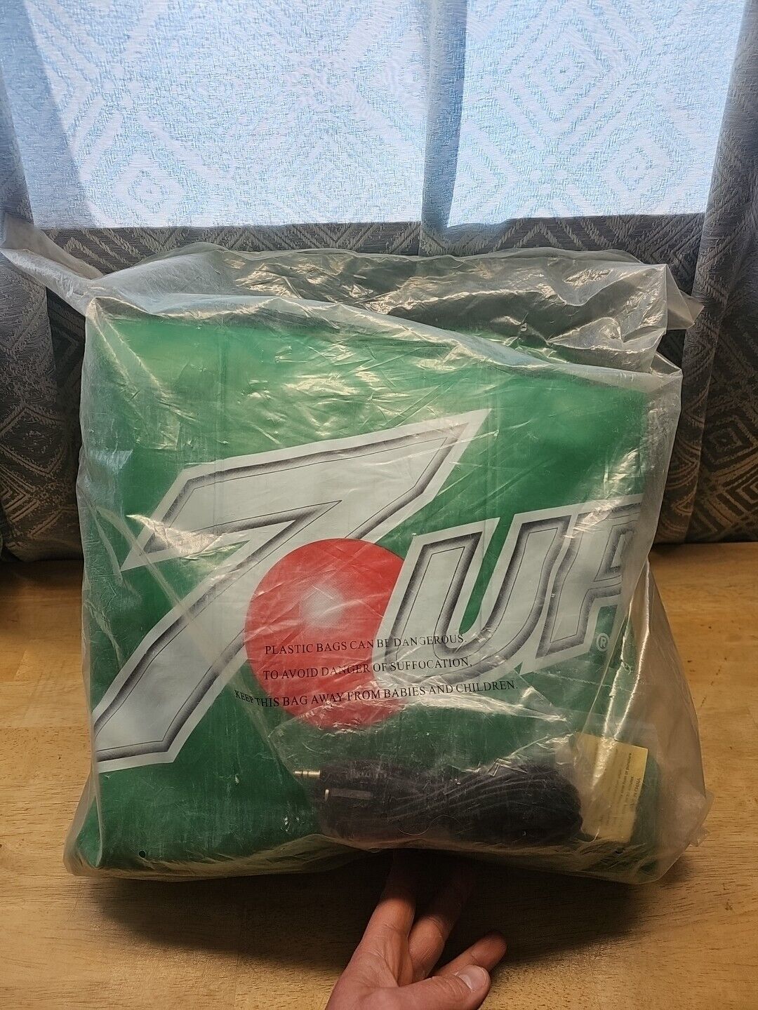 7up logo Inflatable Green Chair With Speakers \