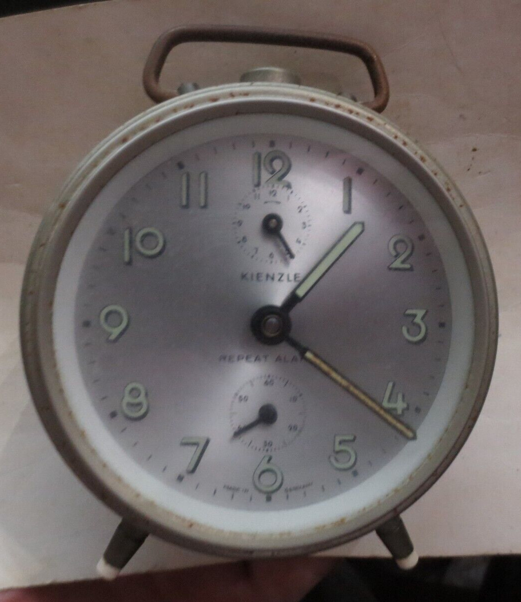 Vintage Kienzle Desk Alarm Clock German