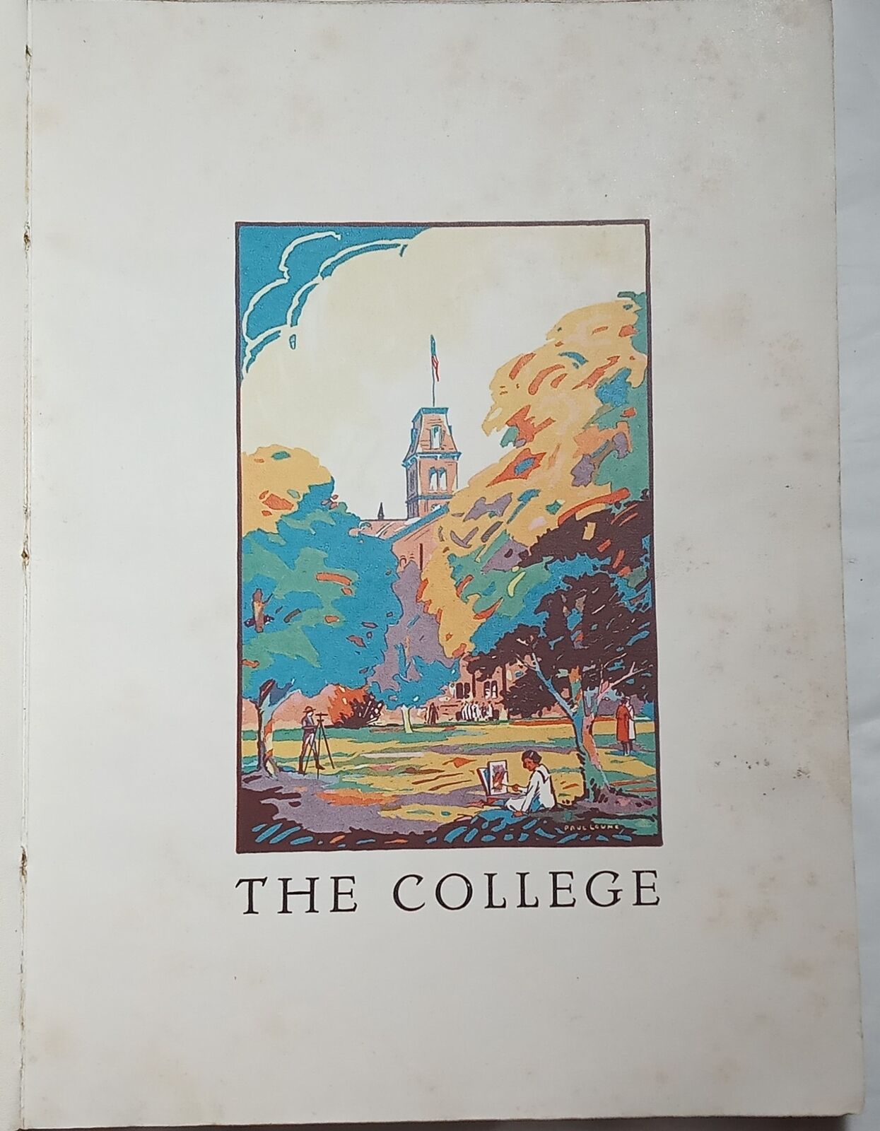 1923 Columbian, College Annual Yearbook, Columbia, SC