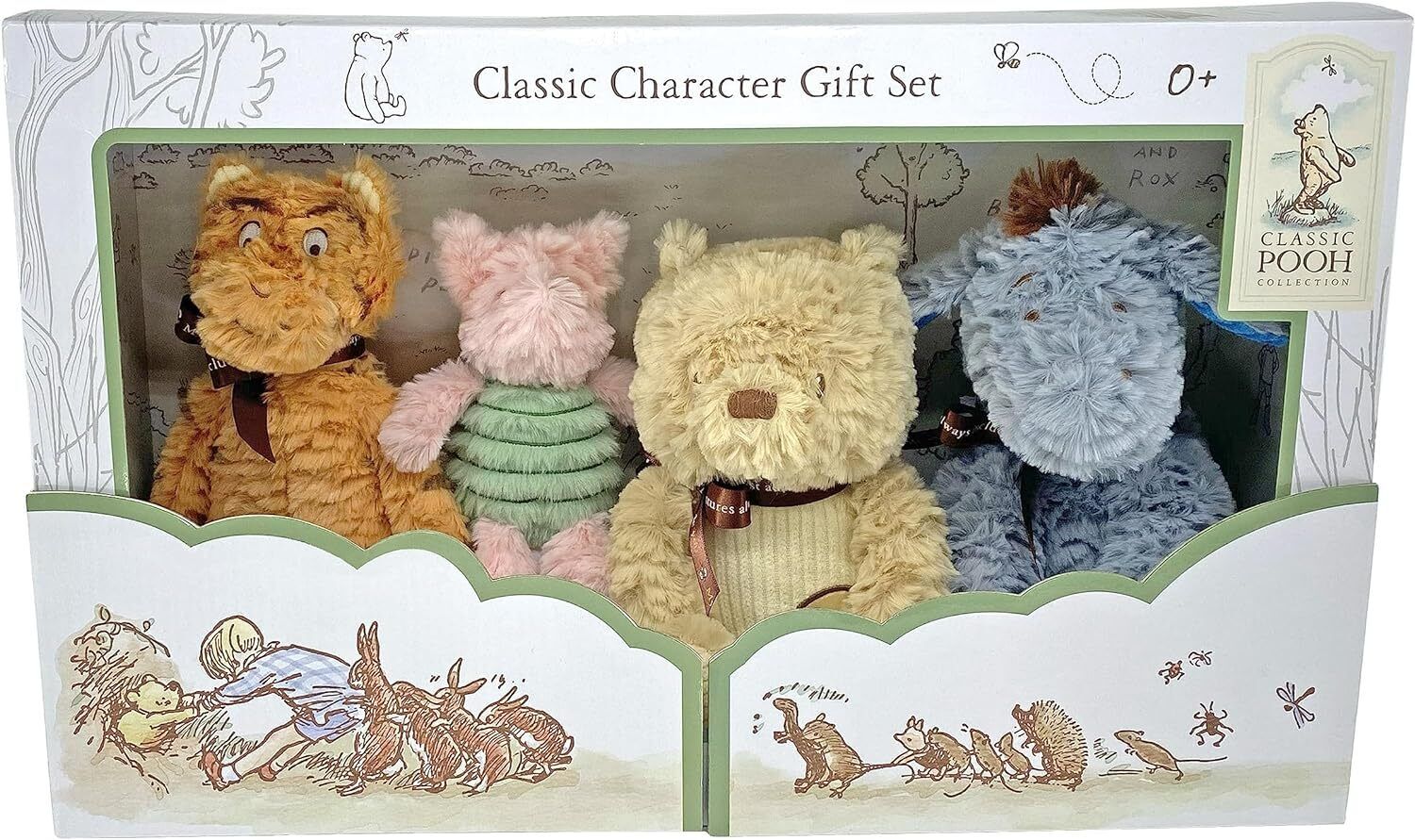 Disney Baby Classic Winnie The Pooh and Friends 4 Piece Plush