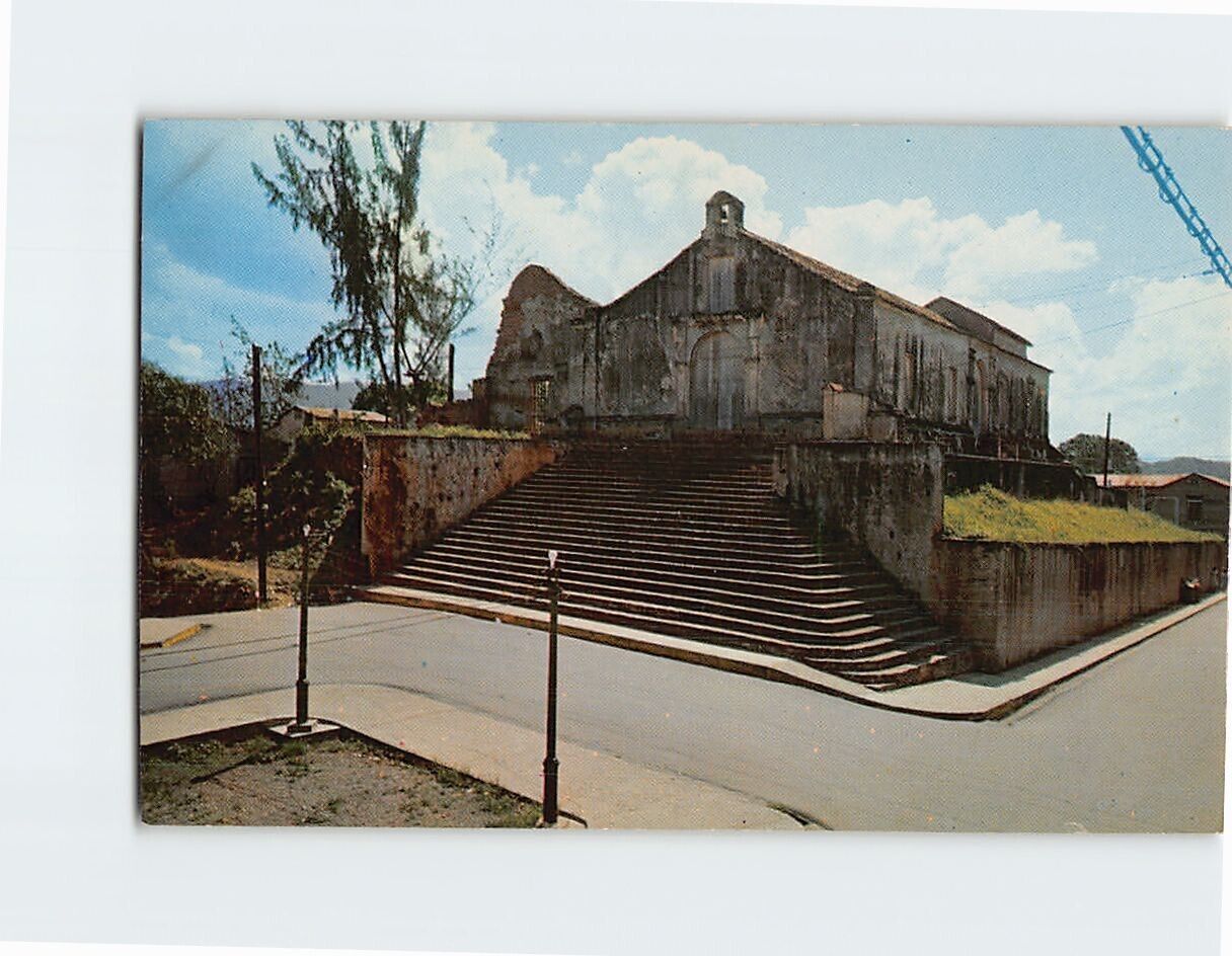 Postcard Iglesia Porta Coelis San German Puerto Rico