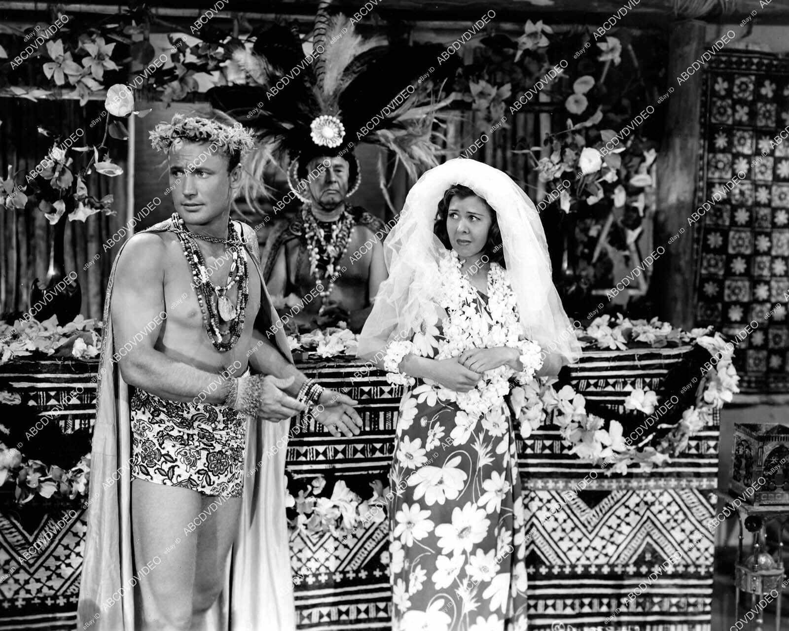 crp-29976 1944 Dave O'Brien, Mary Treen, Clyde Fillmore film Tahiti Nights crp-2