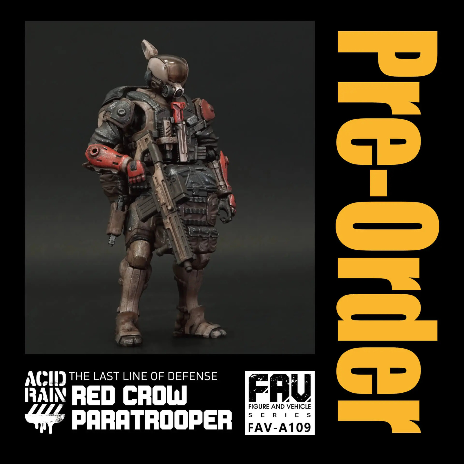 (Pre-order) TOYS ALLIANCE x Acid Rain FAV-A109 Red Crow Paratrooper 1:18 Figure