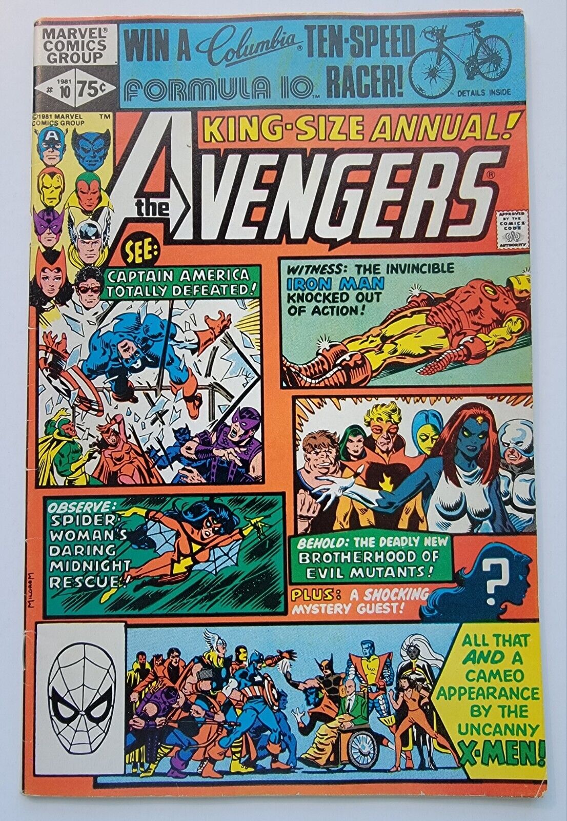 Avengers Annual #10 FN/VF 1st App. of Rogue & Madelyn Pryor 1981 Chris Claremont