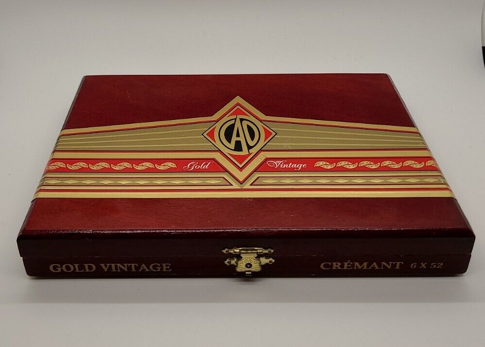 CAO Gold Vintage Crémant 6×52 Cigar Box Cherry Red