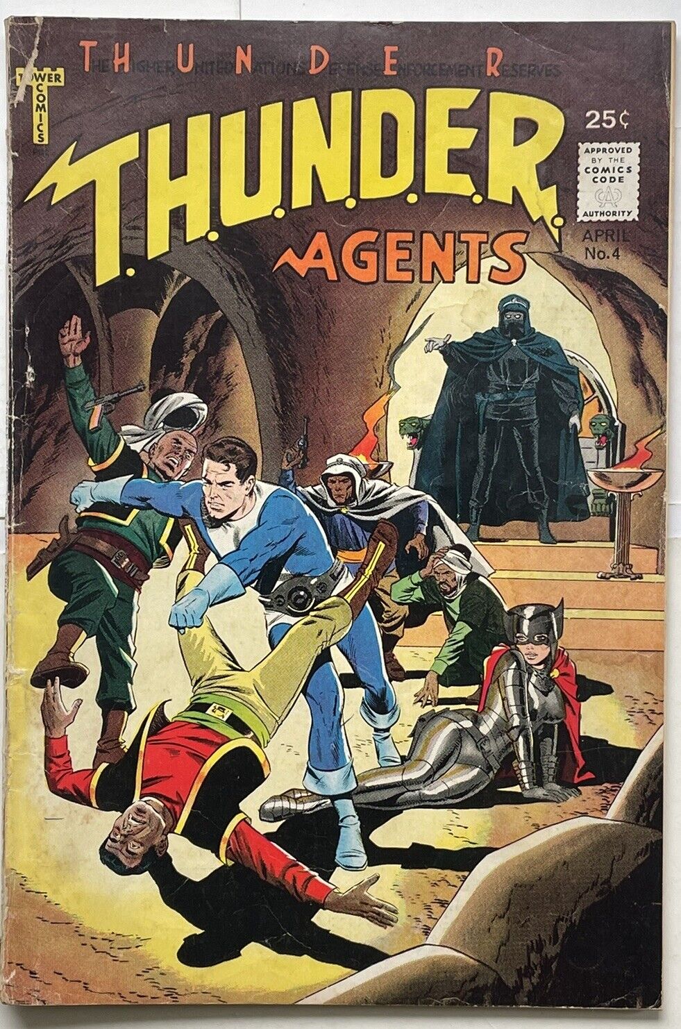 THUNDER AGENTS #4  -1966 -Tower Comics* *WALLY WOOD**