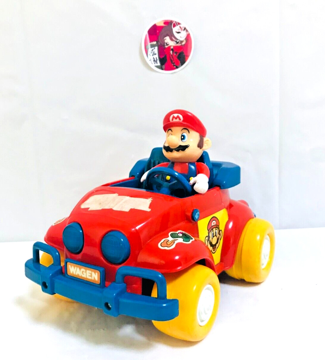 Nomura Toy Mighty Mo Mario\'s Adventure Drive Car Bulmark Vintage USED Nintendo