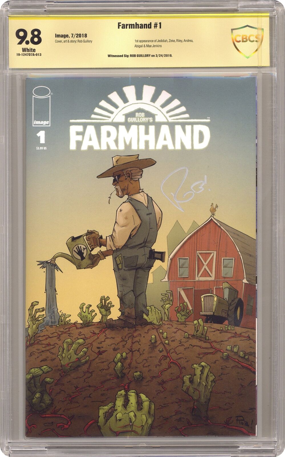 Farmhand #1 Guillory CBCS 9.8 SS Guillory 2018 19-1247D7A-013