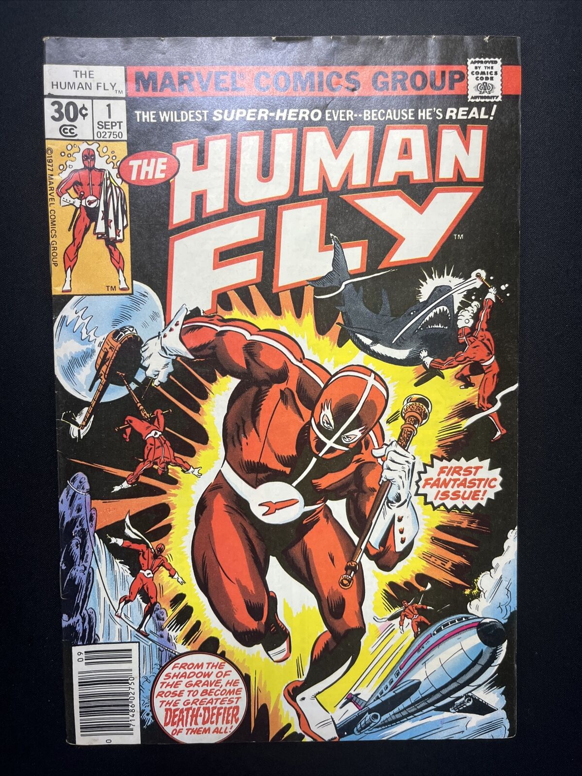 The Human Fly #1 Marvel Comics 1977 Origin issue Spider-Man Appearance 5