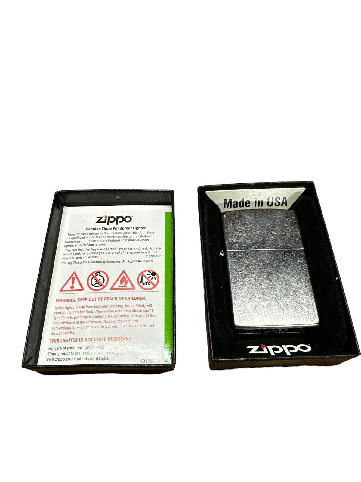NEW UNUSED Zippo Lighter 16 - USA Made - With Original Box