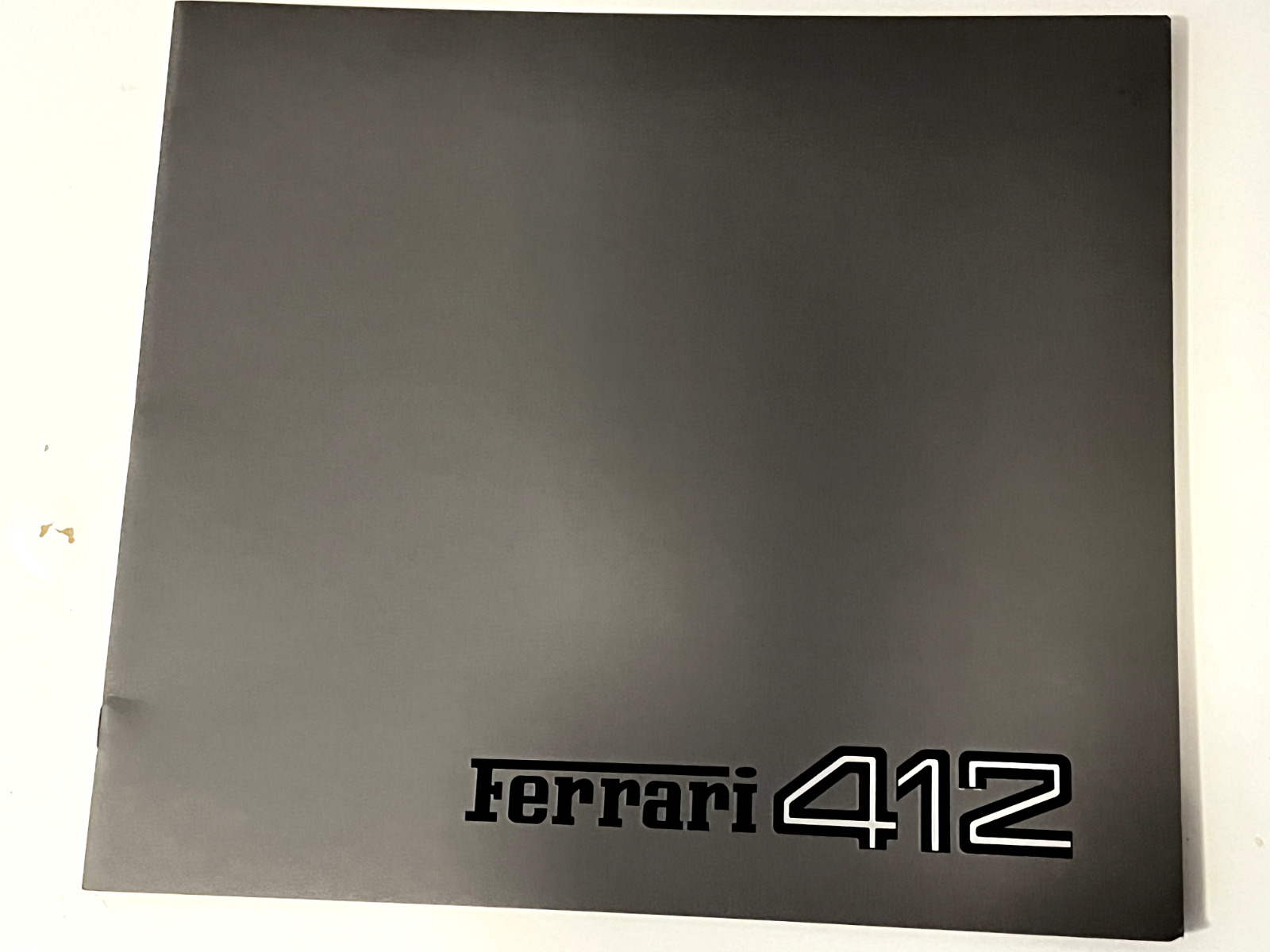FERRARI 412  Original Car Sales Brochure Catalogue