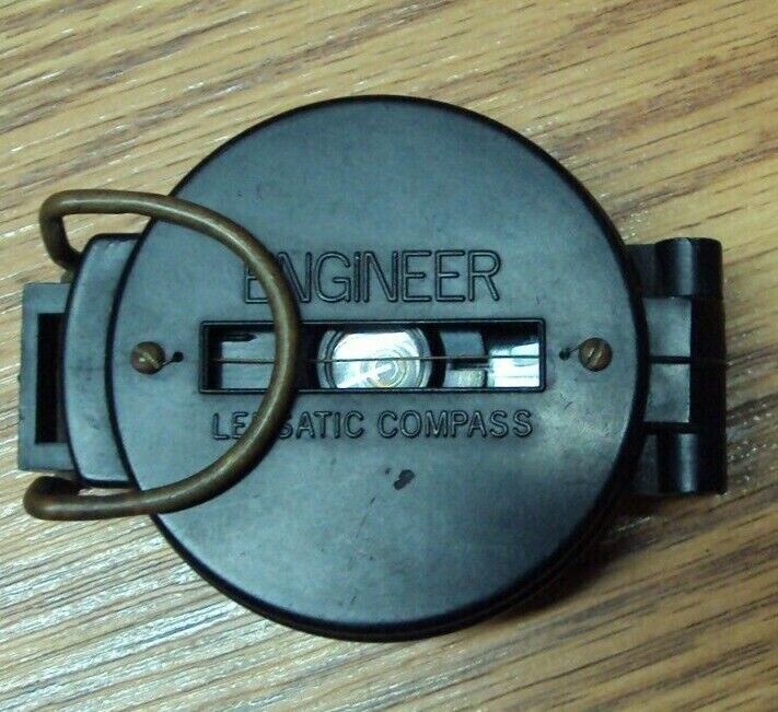 Vtg ENGINEER LENSATIC COMPASS ~ Made in Japan