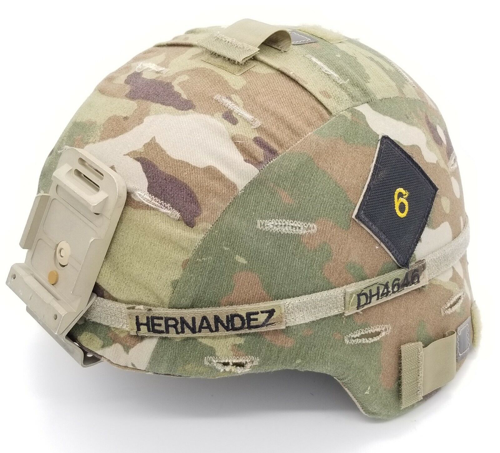 Named Ceradyne ECH Enhanced Combat Helmet MEDIUM OCP 6-101 Aviation Helmet Patch