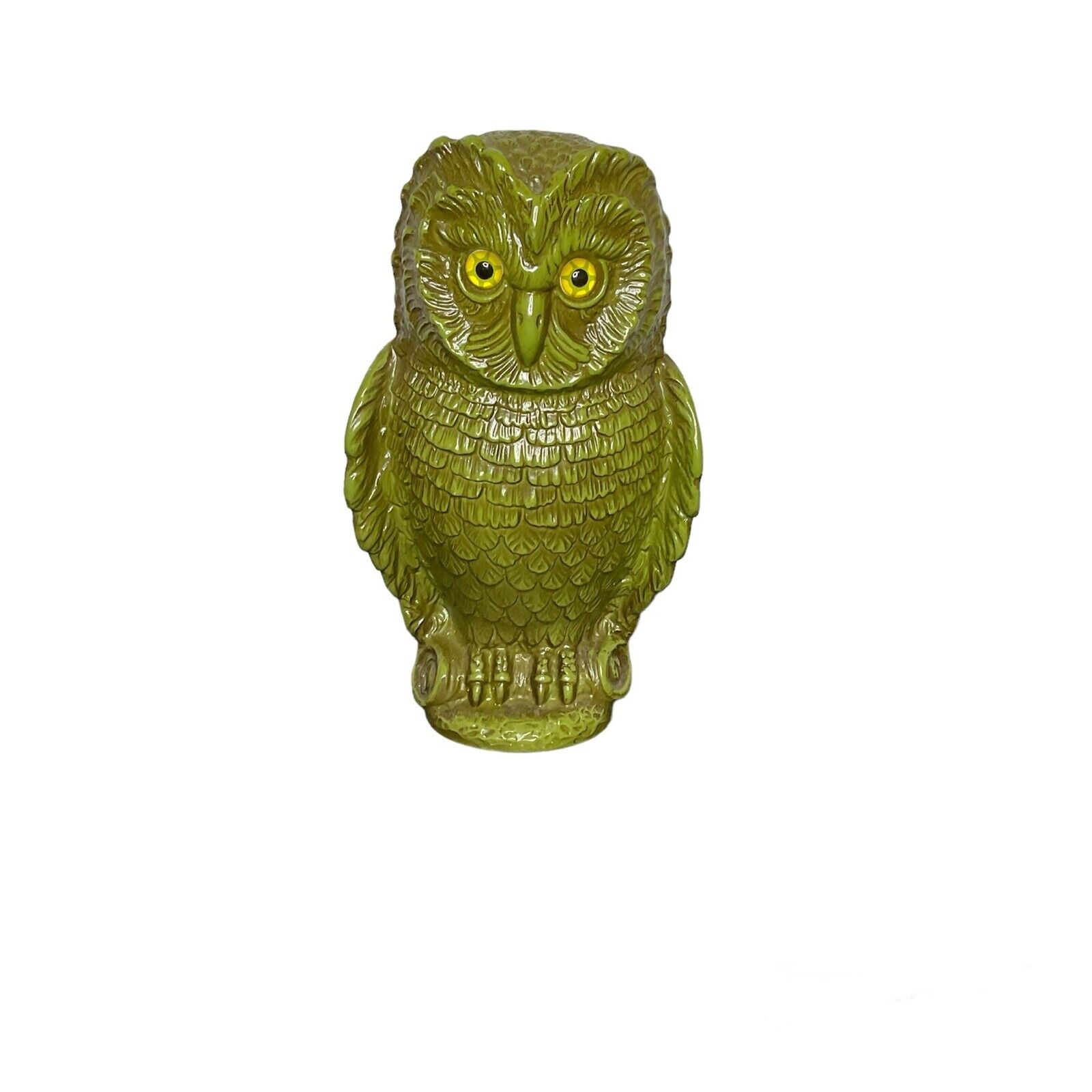 Vintage MCM HAEGER Ceramic OWL Statue 12