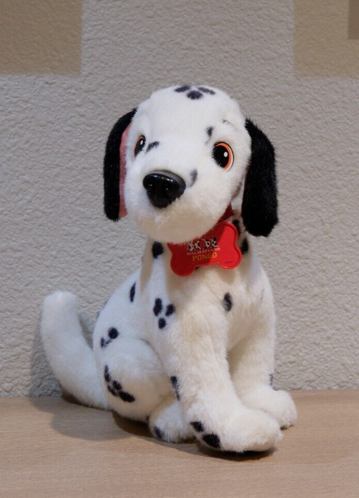 VTG 1996 Disney Mattel Pongo 101 Dalmatians Dalmations Dog Puppy Stuffed 14\'\'