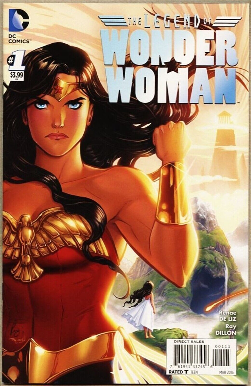 Legend Of Wonder Woman #1-2016 nm 9.4 1st standard cover Renae De Liz Make BO