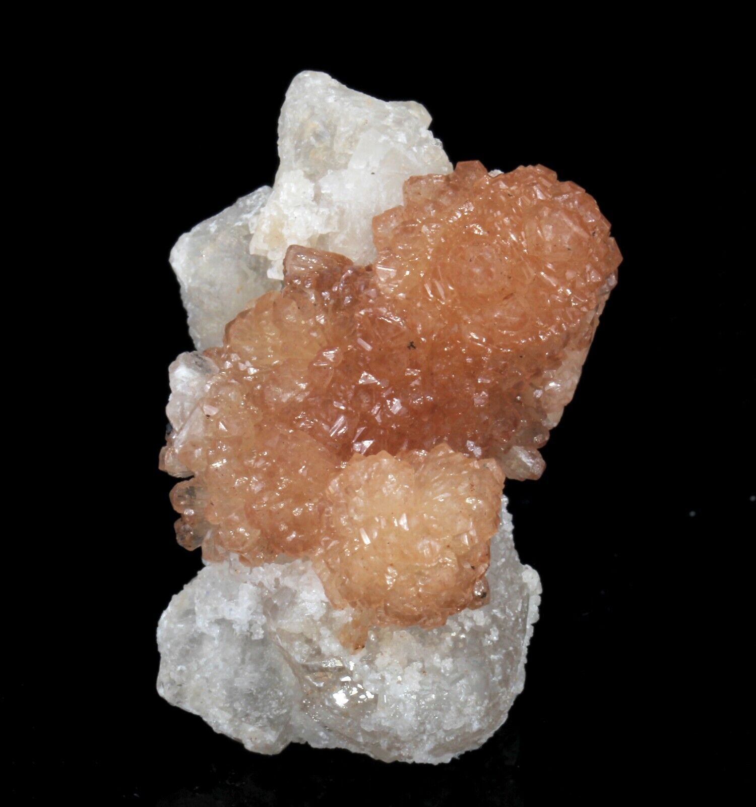 Choice Olmiite Crystal Clusters on Calcite - N'Chwaning II Mine, South Africa
