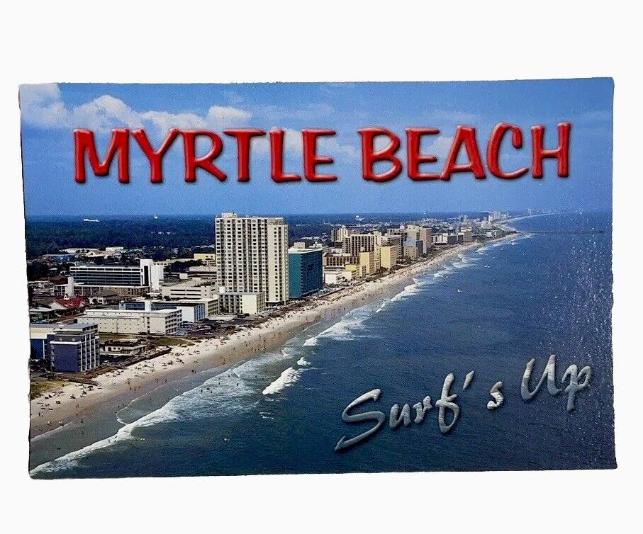 Myrtle Beach South Carolina Large Letter Greetings Postcard