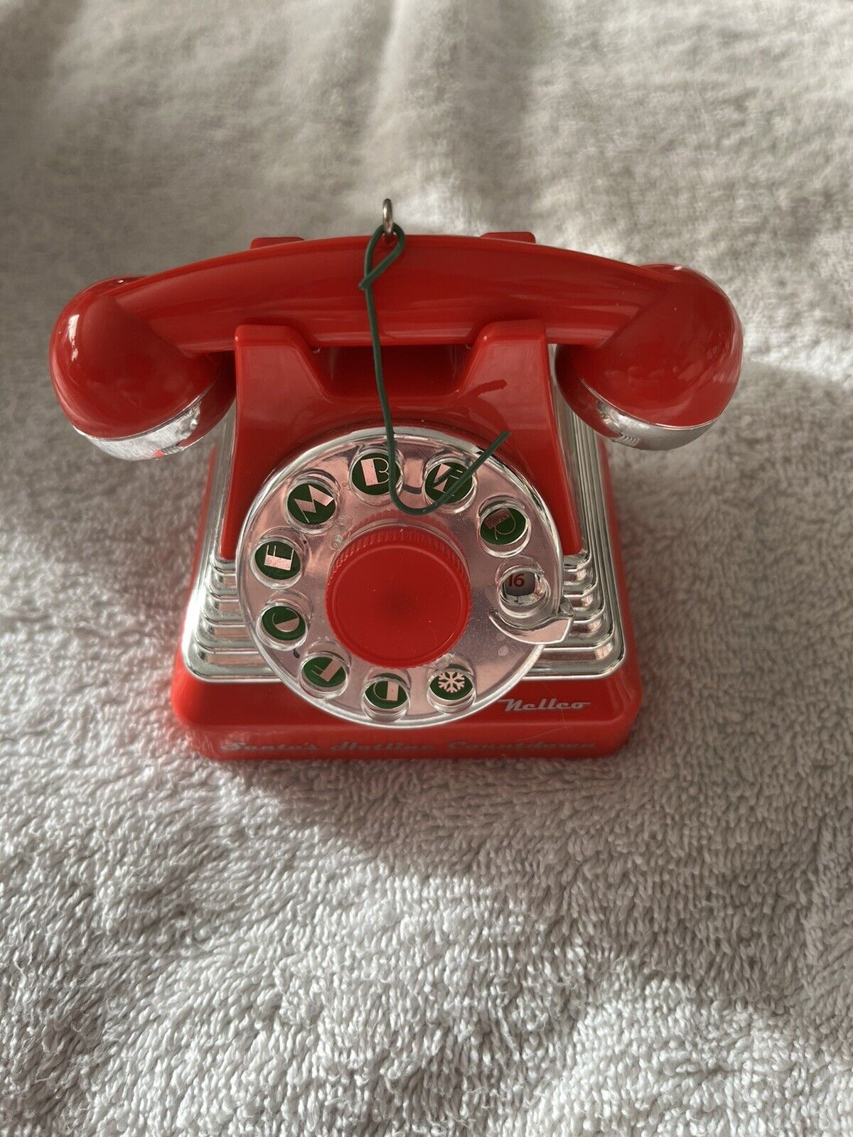 HALLMARK 2013 Santa\'s Hotline Keepsake Ornament Countdown Sound Motion Telephone