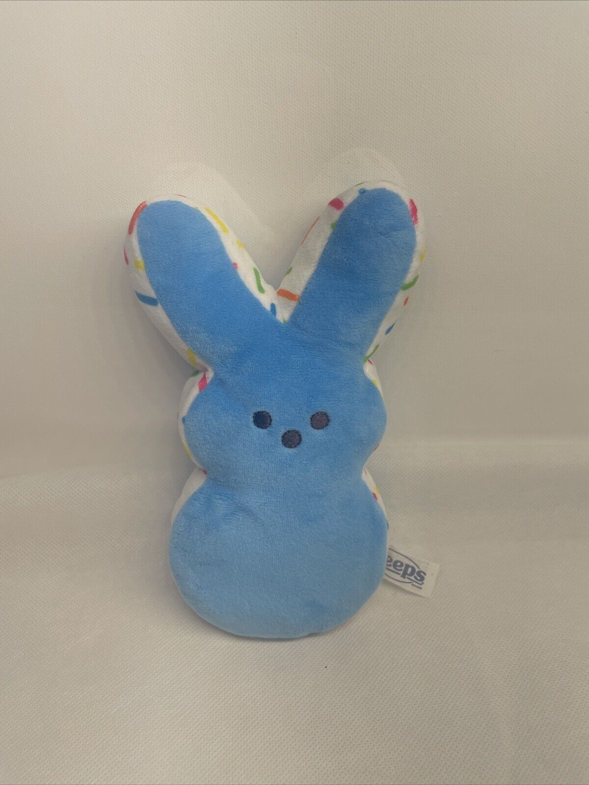Ruz PEEPS 9” Easter Bunny Plush 2021 Blue with multi-colored sprinkles