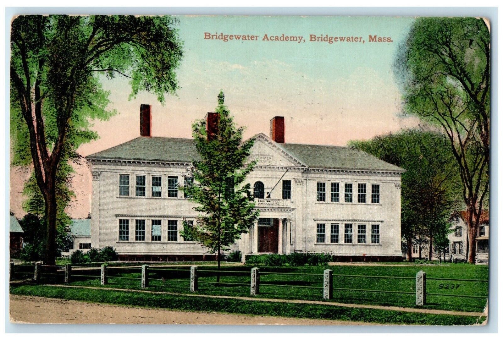 c1910\'s Bridgewater Academy Bridgewater Brockton Massachusetts MA Postcard