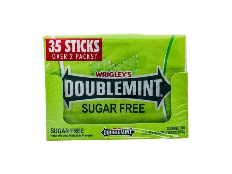 Wrigleys Mega Pack Gum Double Mint 6 Count - 35 Sticks
