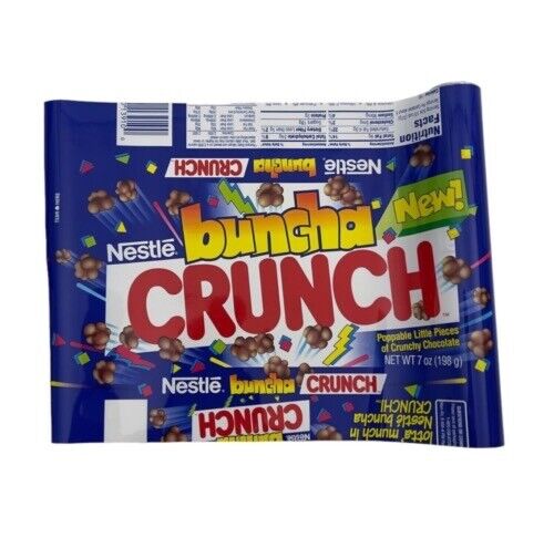 Nestle Buncha Crunch Candy Wrapper Factory Partial Roll Uncut Lot #2