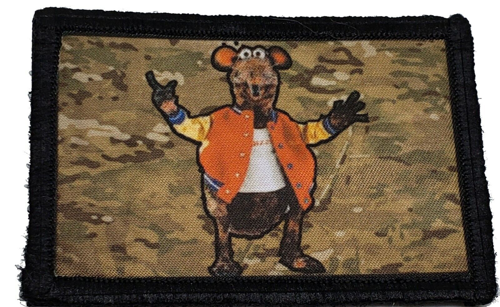  Rizzo the Rat Multicam  Morale Patch  Funny Military Army Tactical 