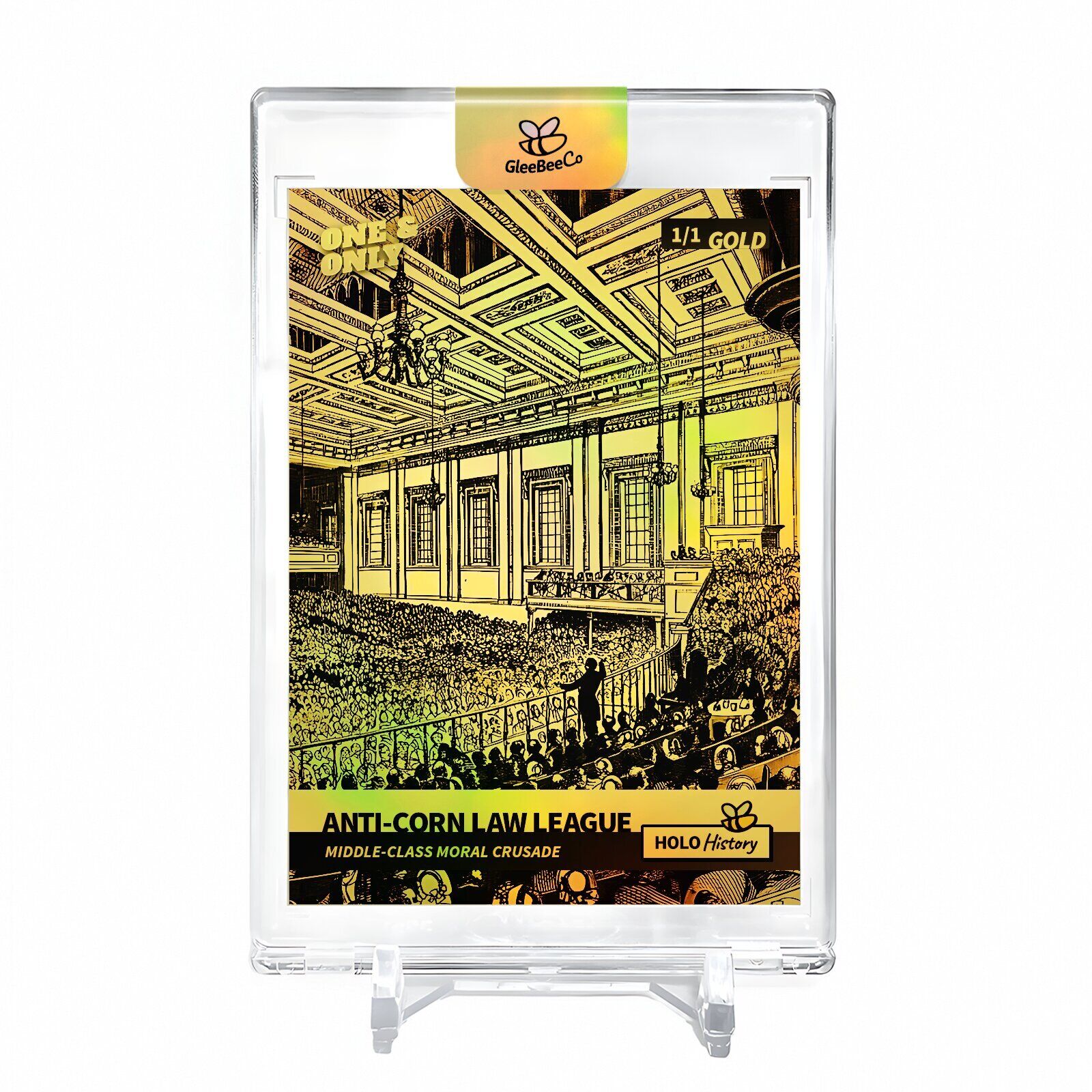ANTI-CORN LAW LEAGUE Card 2023 GleeBeeCo Holo History #ATMD *GOLD* Encased 1/1