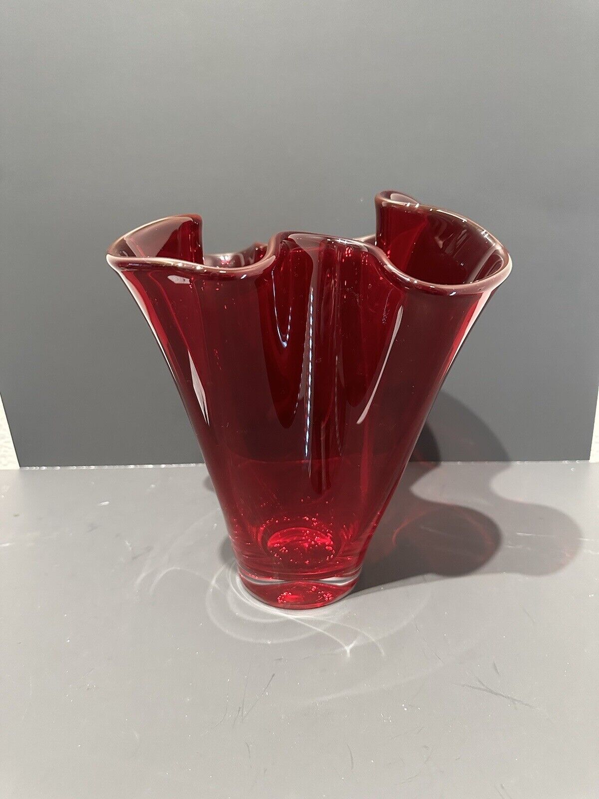 glass Flower vase vintage