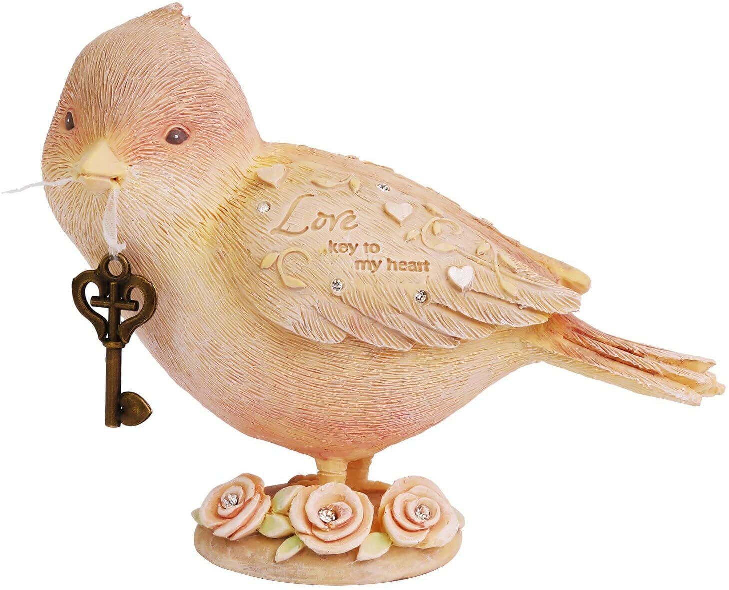 Enesco Foundations Love Bird Inspirational Figurine, 3.94 Inch, Multicolor